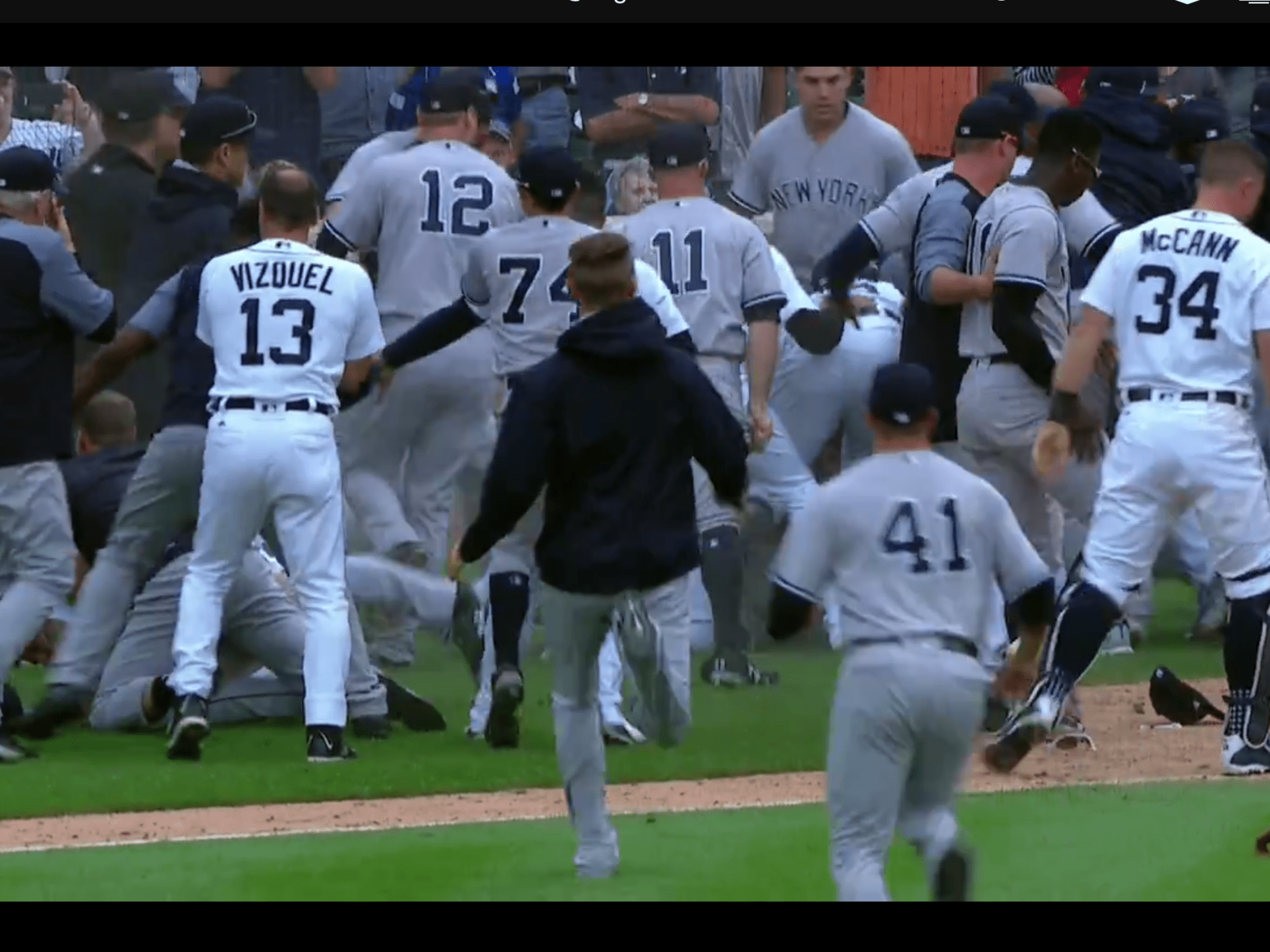 Yankees vs Tigers big fight