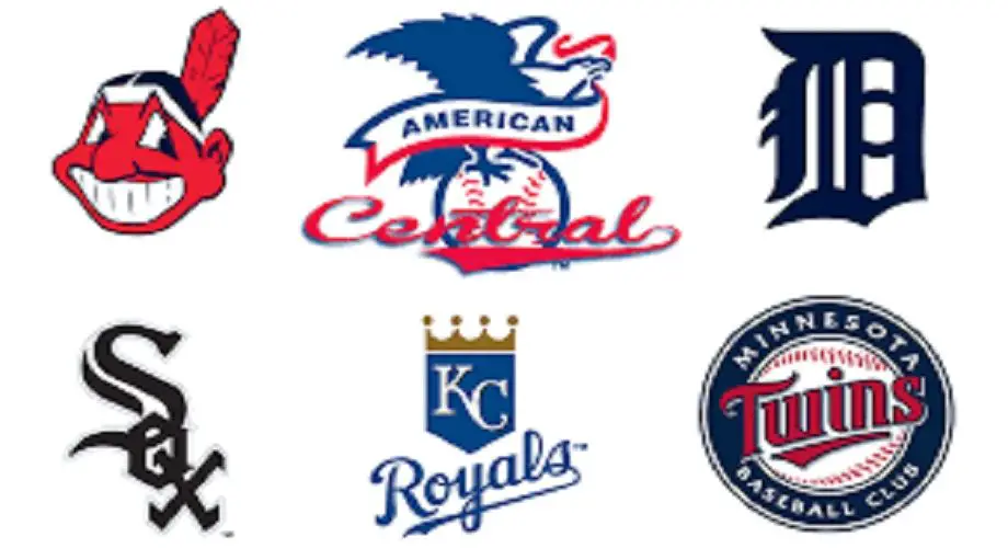 Logos de los equipos de la central de la liga americana