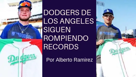 Mexicanos Julio Urias y Alex Verdugo de los Dodgers