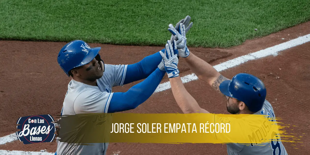 Jorge Soler empata record de home runs para Kansas City Royals