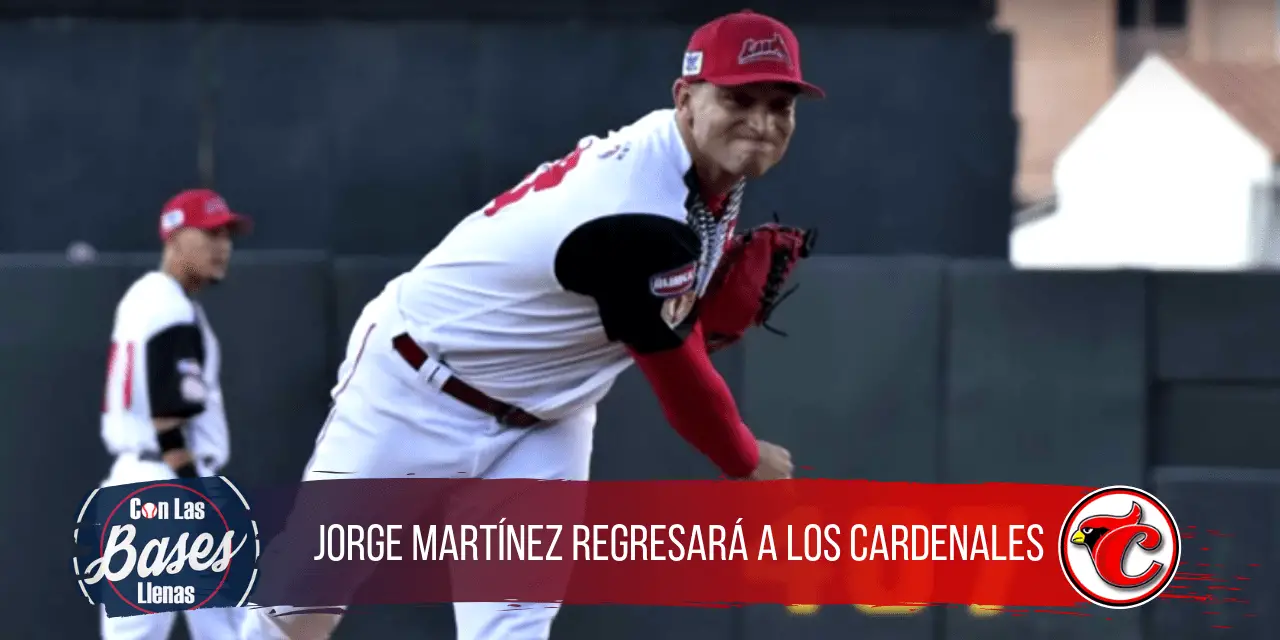 Jorge Martínez regresará a los Cardenales de Lara