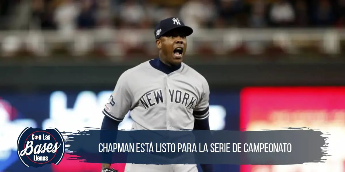 Chapman cierra por los Yankees