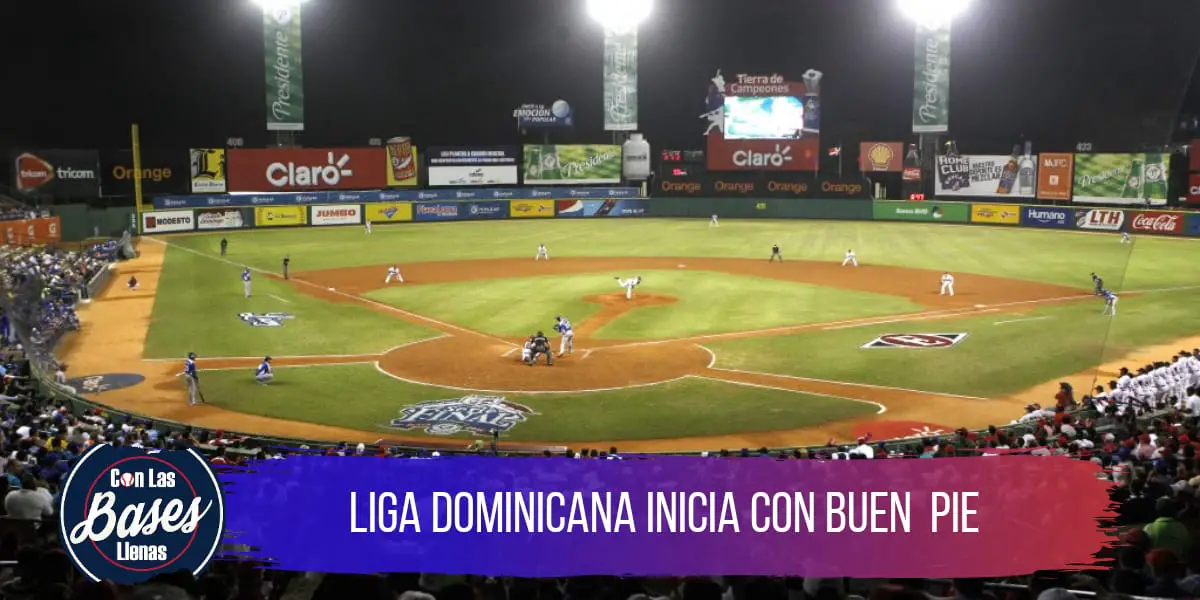 La Liga Dominicana De Béisbol inició con tres partidos la temporada 2019-2020.
