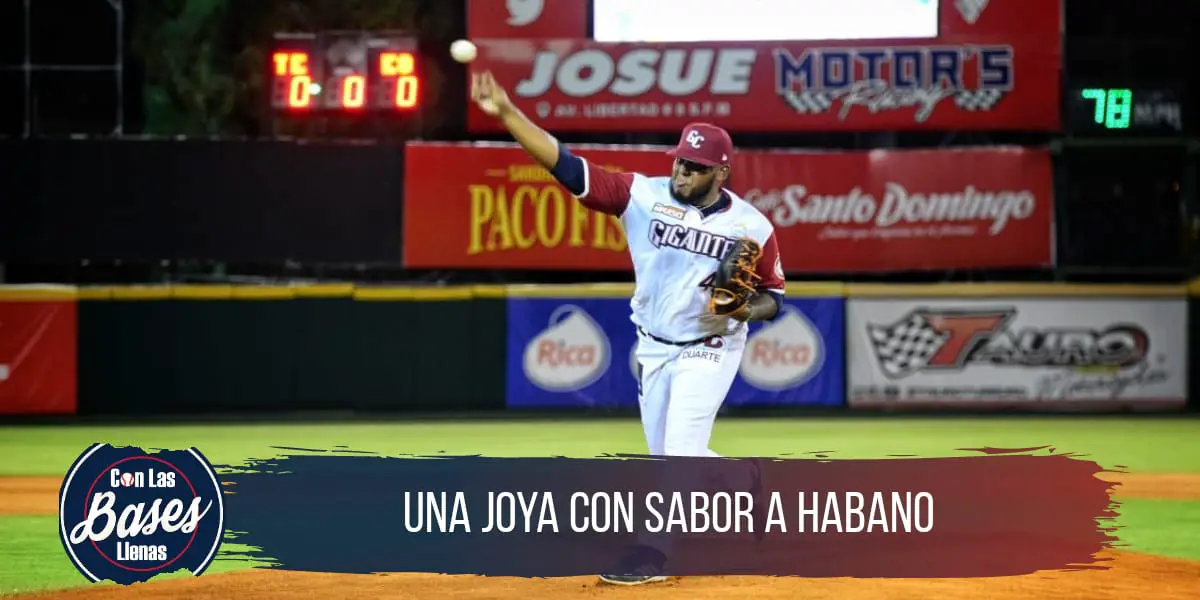El cubano Rogelio Armenteros lanzó una joya en su debut en la  Liga Dominicana el partido se  celebró en la ciudad de San Francisco