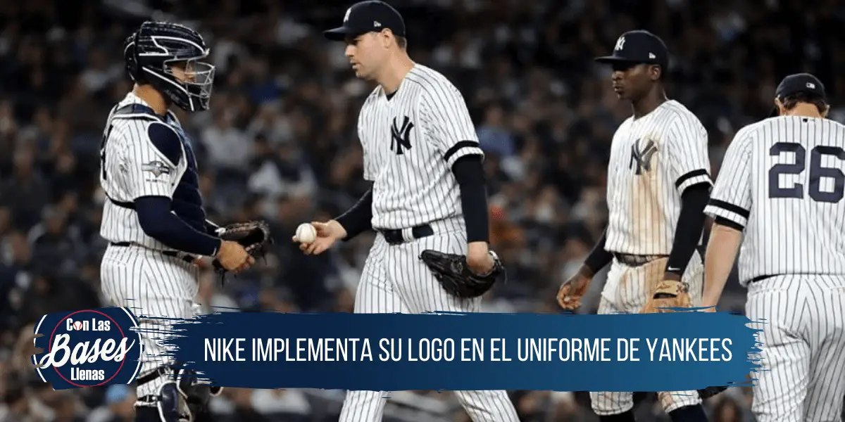 Así lucirá el uniforme de los Yankees, con el logo de Nike, en 2020