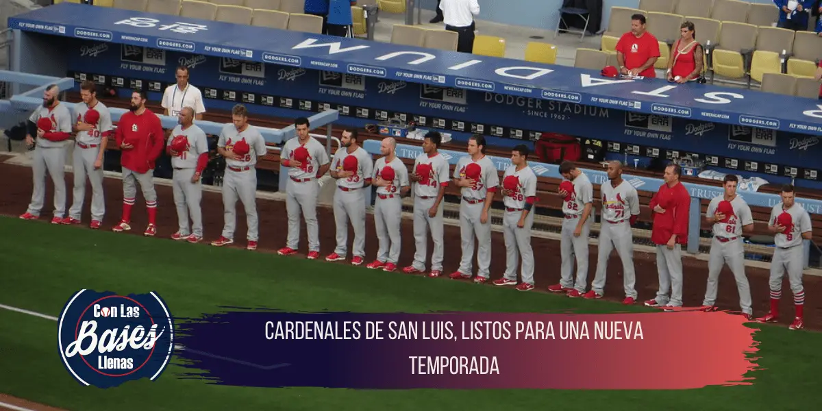 Los Cardenales de San Luis en el estadio