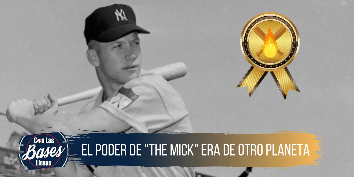 Mickey Mantle bateó el jonrón más largo de la historia del béisbol americano