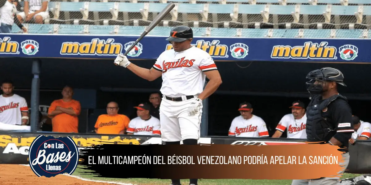 El multimcapeón del béisbol venezolano podría apelar la sanción
