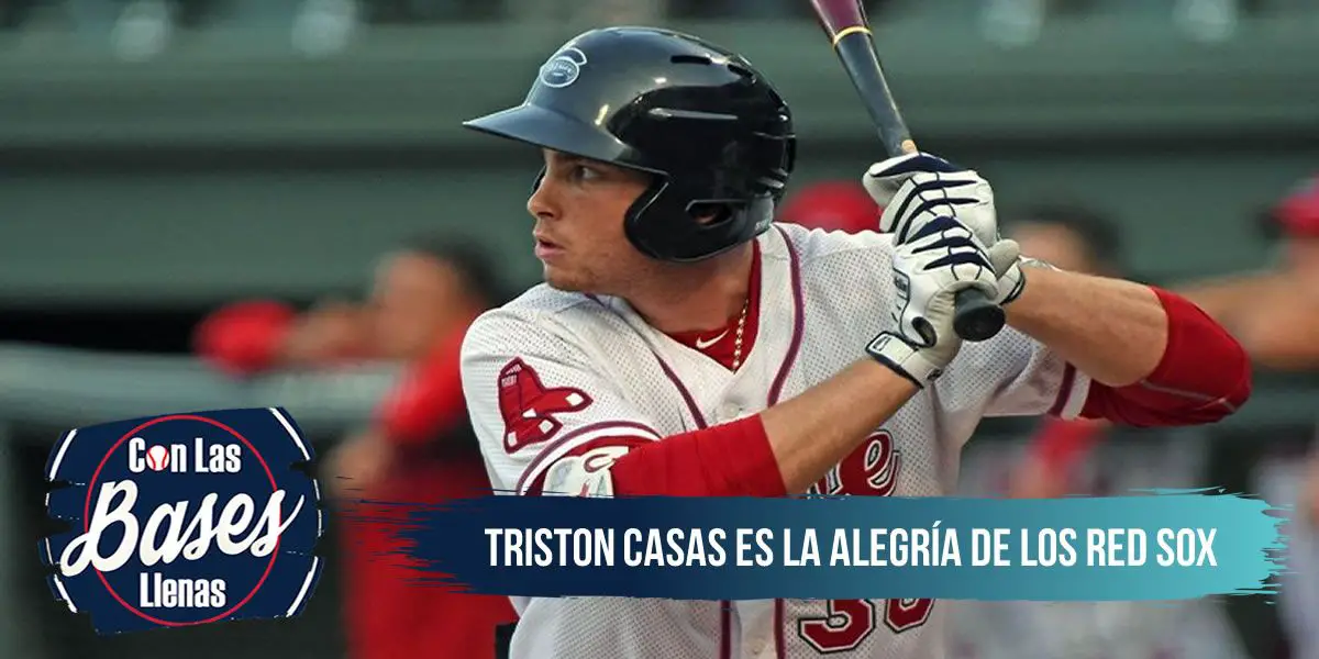 Triston Casas es el único prospecto de los Boston Red Sox en la lista de los mejores 100 de la MLB