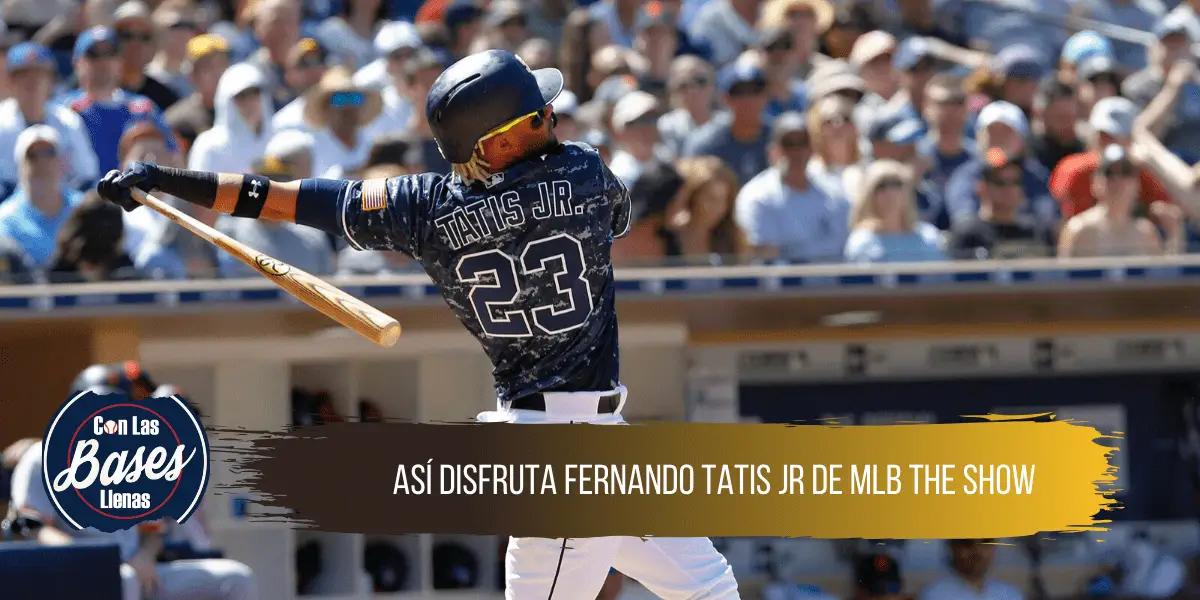 Tatis Jr sigue siendo el centro de atención  y es que la estrella naciente genera fervor incluso jugando MLB the show, el vídeo juego de béisbol  creado por San Diego estudios.