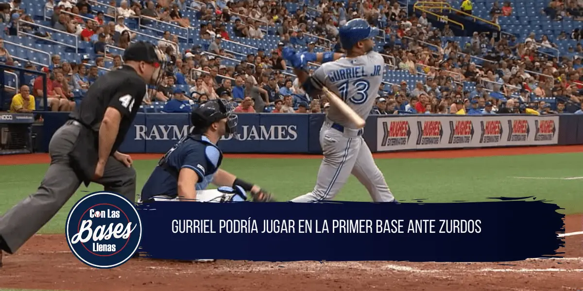 EL cubano Lourdes Gurriel Jr podría ver partidos en la primera base