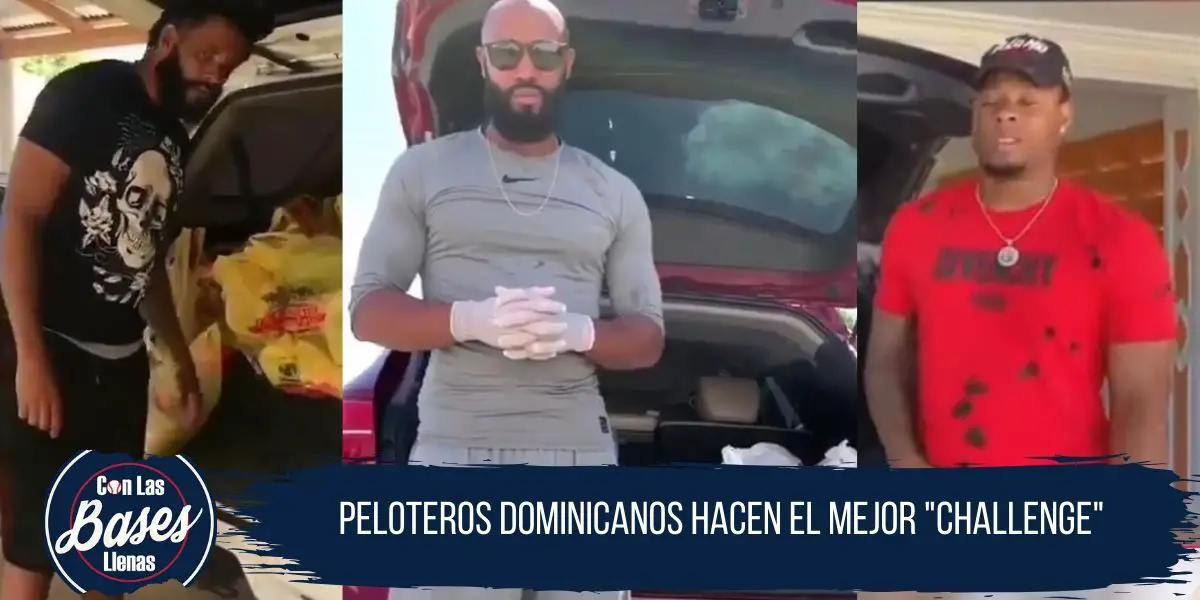 grandeligas dominicanos donan alimentosq