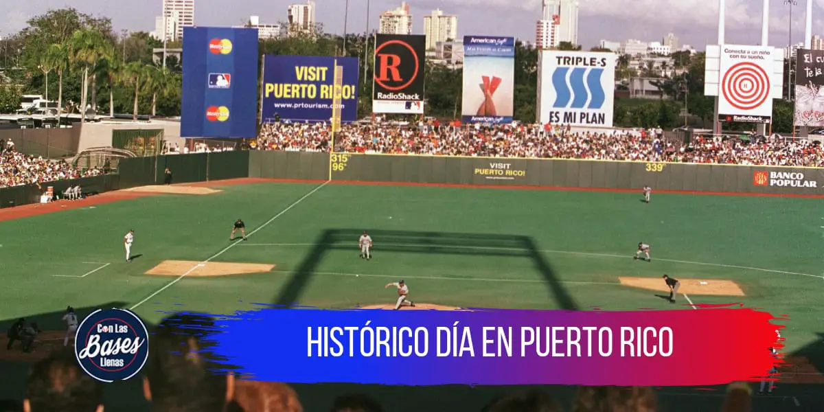 El primer juego oficial de Grandes Ligas en Puerto Rico