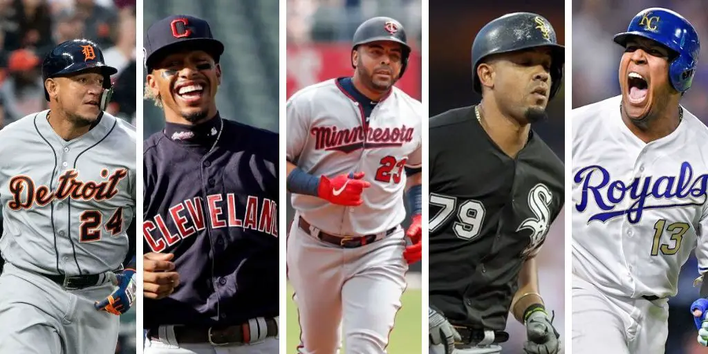 Twins, Tigers, Indians, White Sox, Royals