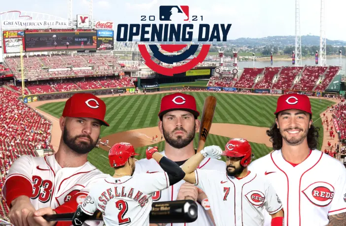 Rojos de Cincinnati Opening Day lineup
