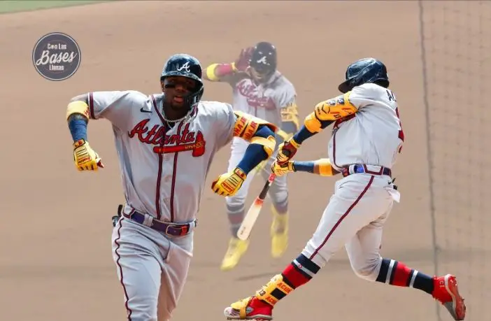 MLB Ronald Acuña Jr. volvió a brillar el domingo con par de lujos (+Videos)