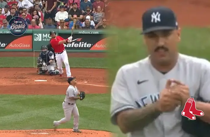 Red Sox: Kevin Plawecki se la puso a volar a Nestor Cortes (VIDEO)
