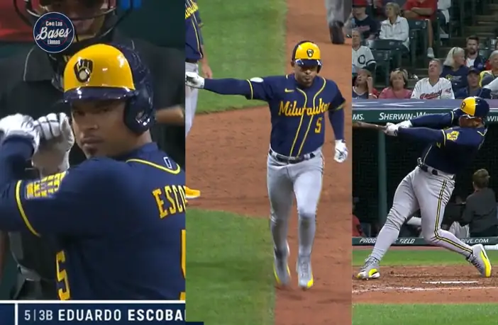 Eduardo Escobar con gran racha de Home Runs con Brewers