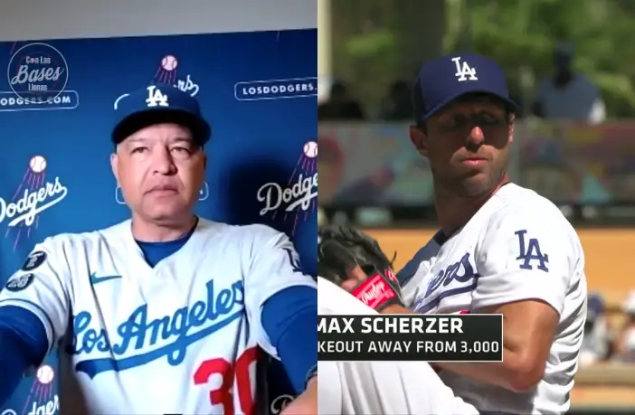 Dave Roberts menciona que Max Scherzer es el mejor pitcher en MLB