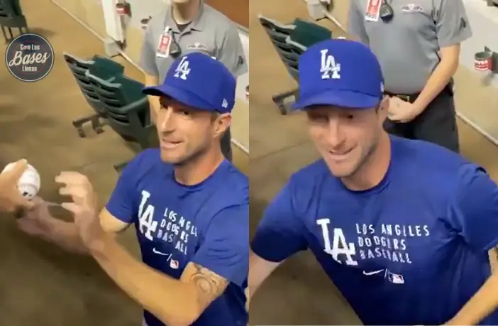 Max Scherzer tiene un gran gesto con un fan de Dodgers