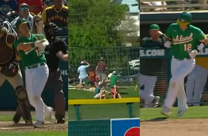 MLB: Sean Murphy reafirma su gran Spring Training con monstruoso HR (VIDEO)