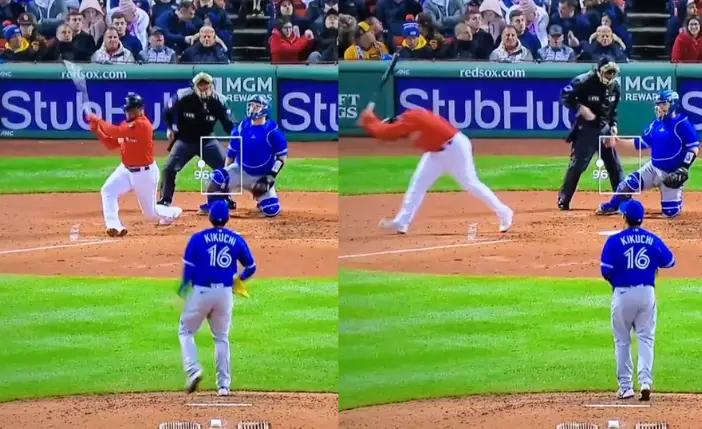 MLB: Yusei Kikuchi hace enojar a Rafael Devers (VIDEO)