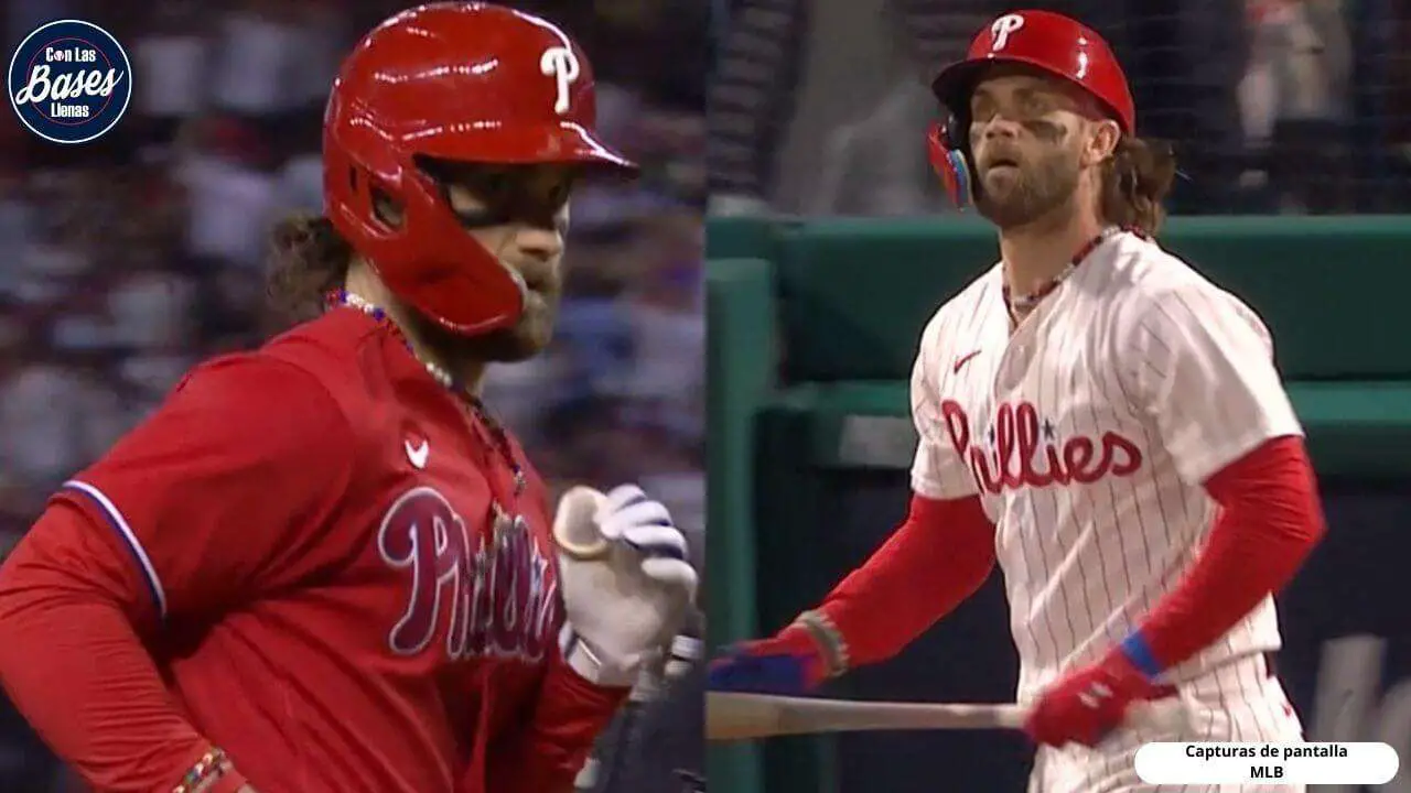 Bryce Harper va por año top y ranking MLB 2024 lo avala