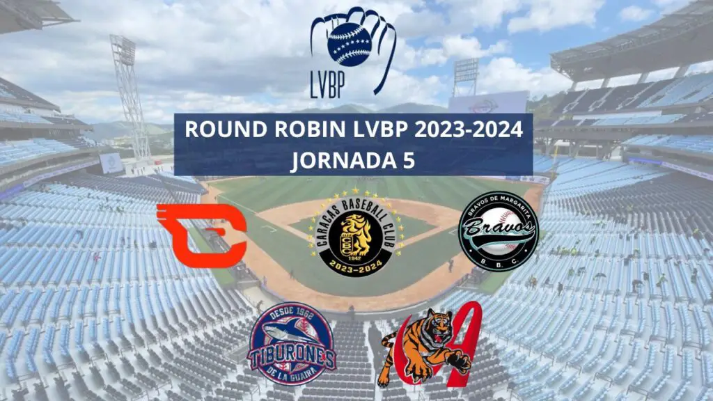 Tabla de posiciones - Round Robin LVBP 2023-2024 | Jornada 5