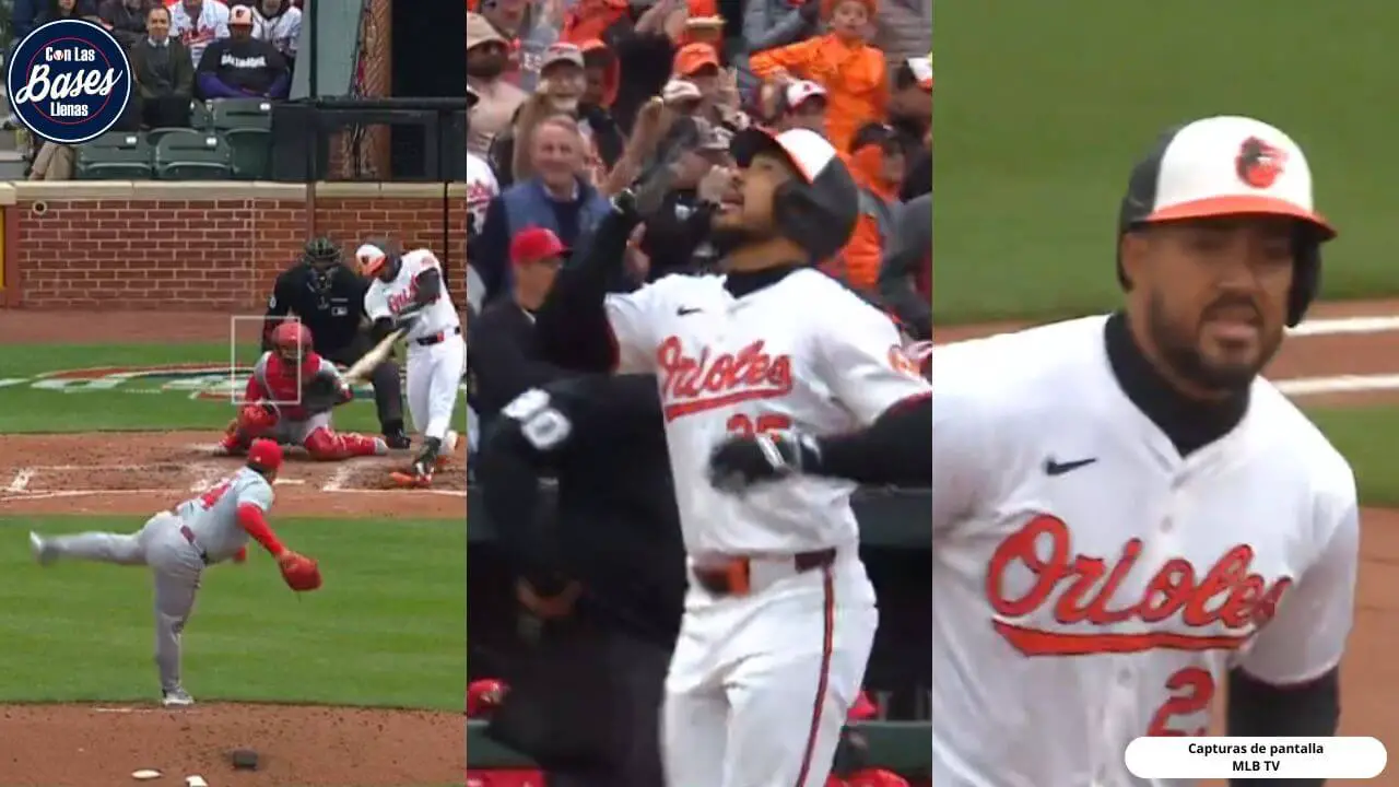 Anthony Santander conecta primer HR en MLB 2024 con Orioles de Baltimore (VIDEO)