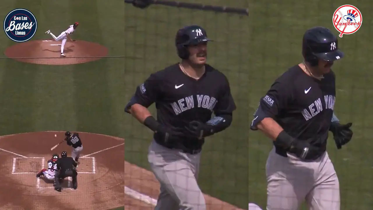 Yankees: Austin Wells pega HR vs Twins en Spring Training VIDEO