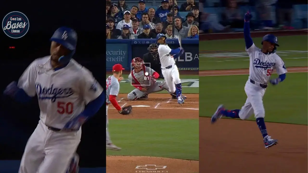 Mookie Betts hace historia con poderoso leadoff HR con Dodgers (VIDEO)