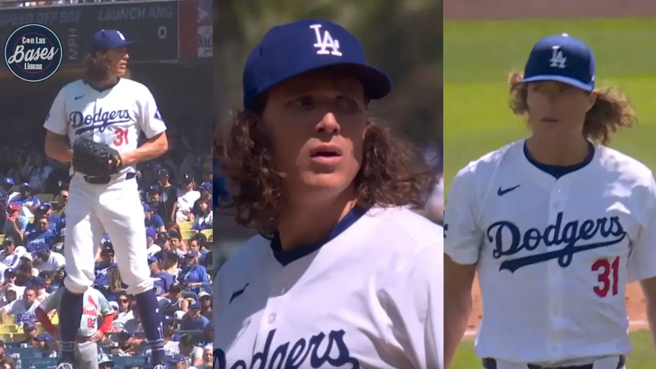 Dodgers: Tyler Glasnow lanza fuego y tiene enorme Opening Day 2024 de MLB (VIDEO)