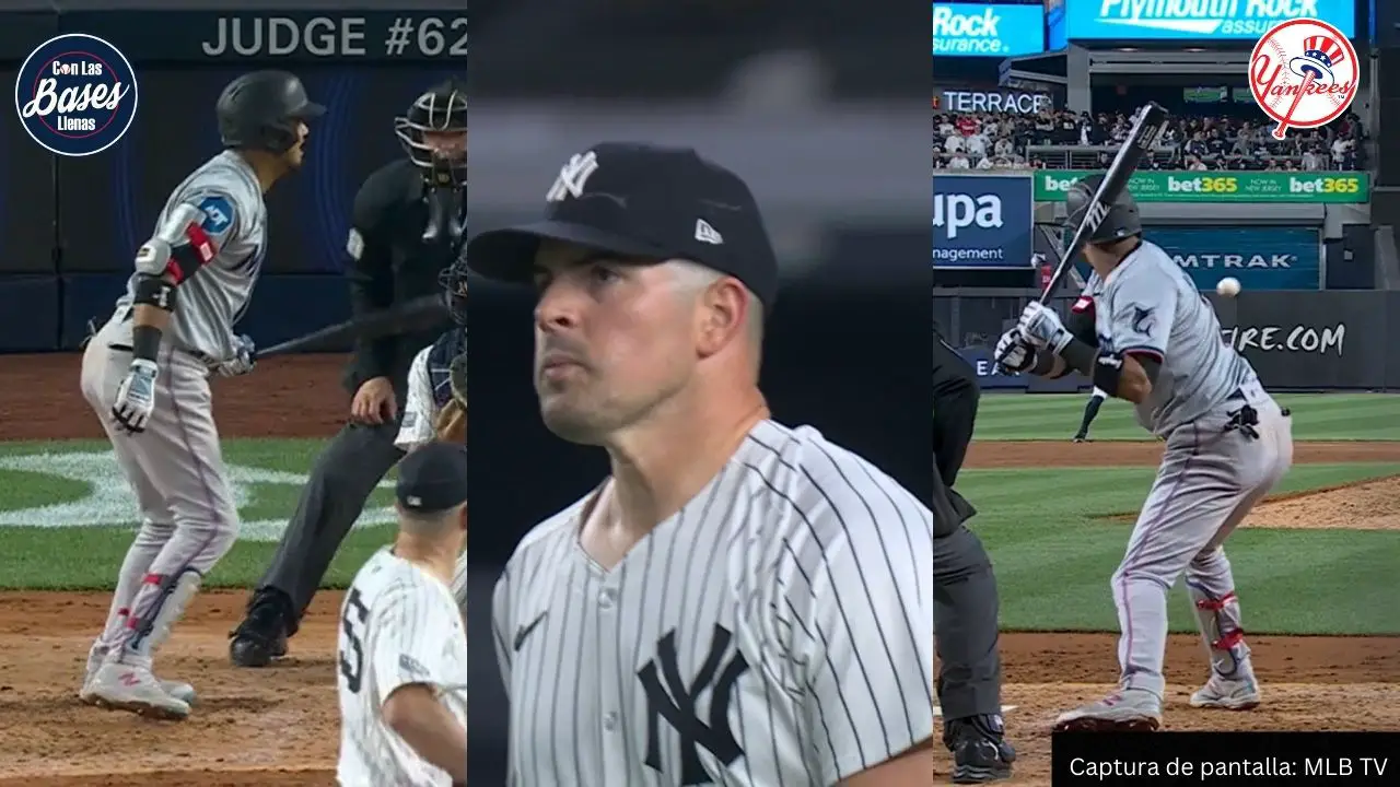 Yankees: Carlos Rodón deja congelado a Luis Arráez (VIDEO)
