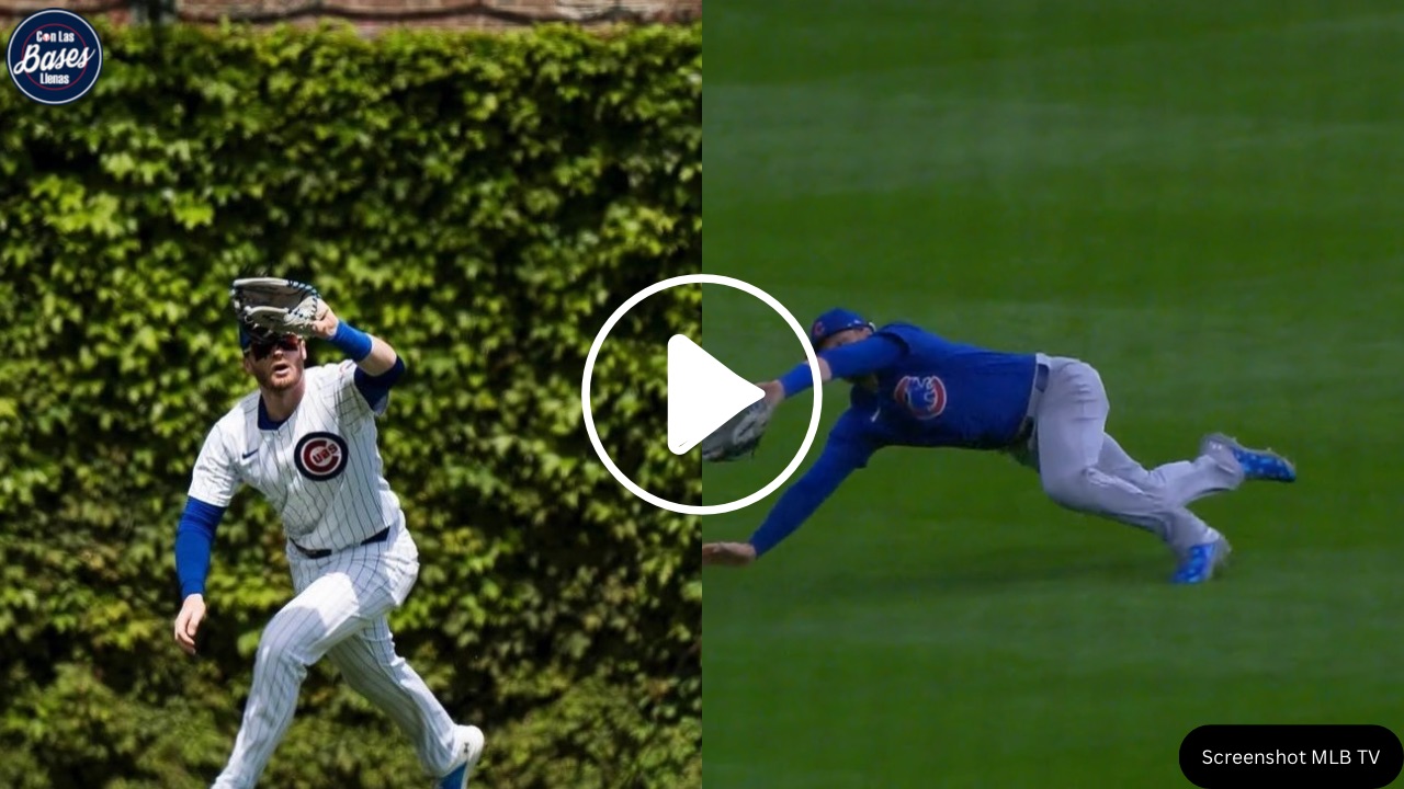 Ian Happ luce con atrapada en el outfield