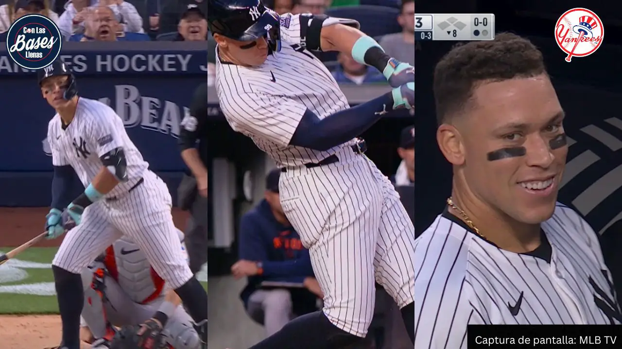 Yankees: Aaron Judge conecta HR de 473 pies vs Astros (VIDEO)