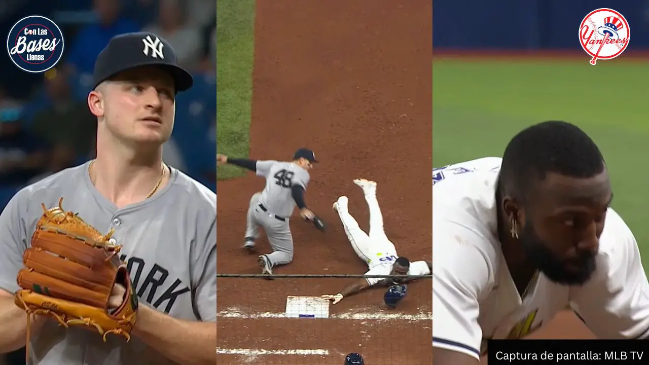 Yankees: Schmidt atrapó a Randy Arozarena (VIDEO)