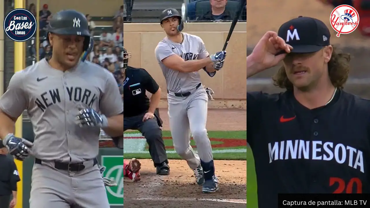Yankees: Giancarlo Stanton da HR de 427 pies vs Twins (VIDEO)