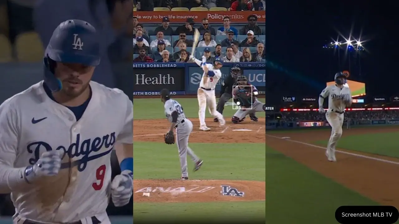 Gavin Lux pega su primer HR en MLB 2024 con Dodgers