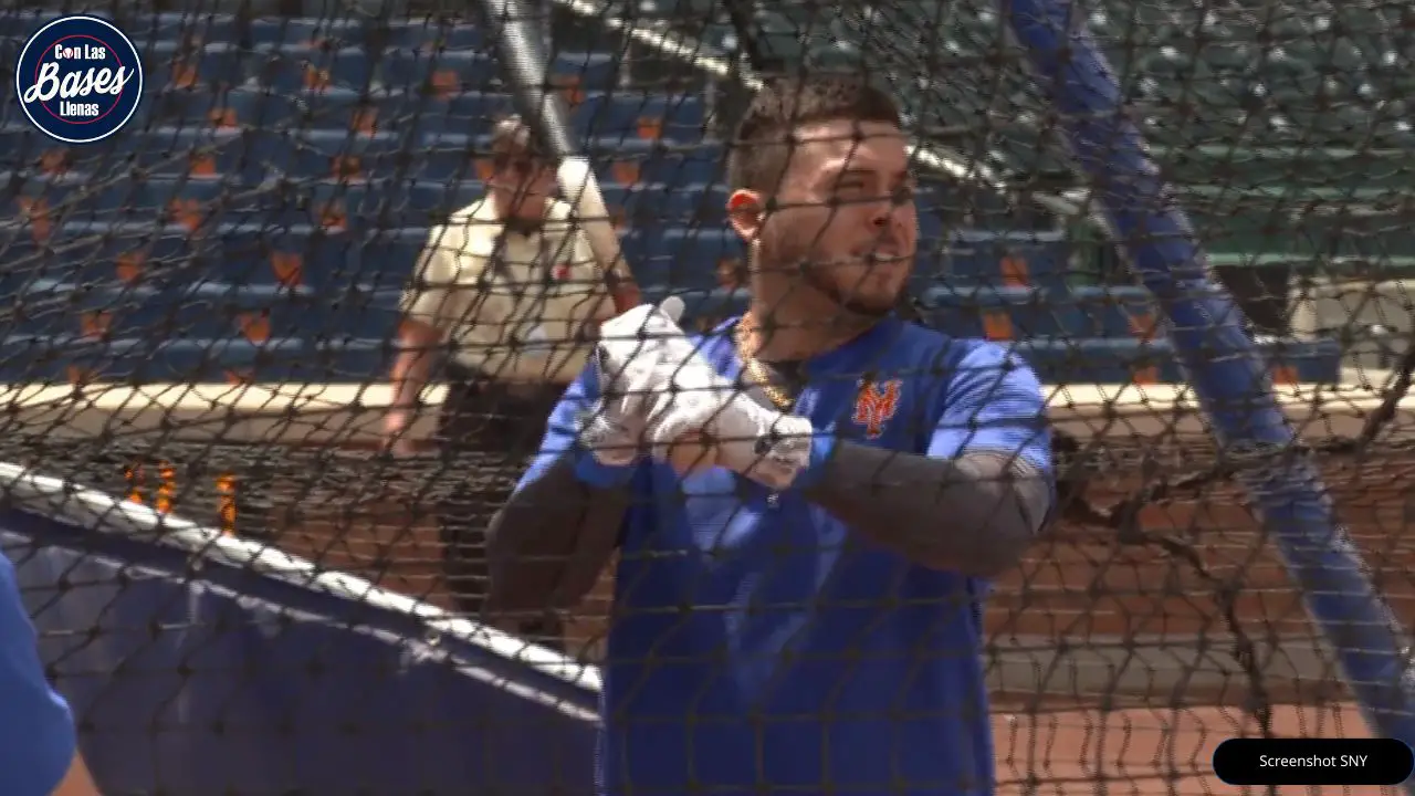 Francisco Álvarez podrá regresar pronto a los Mets.