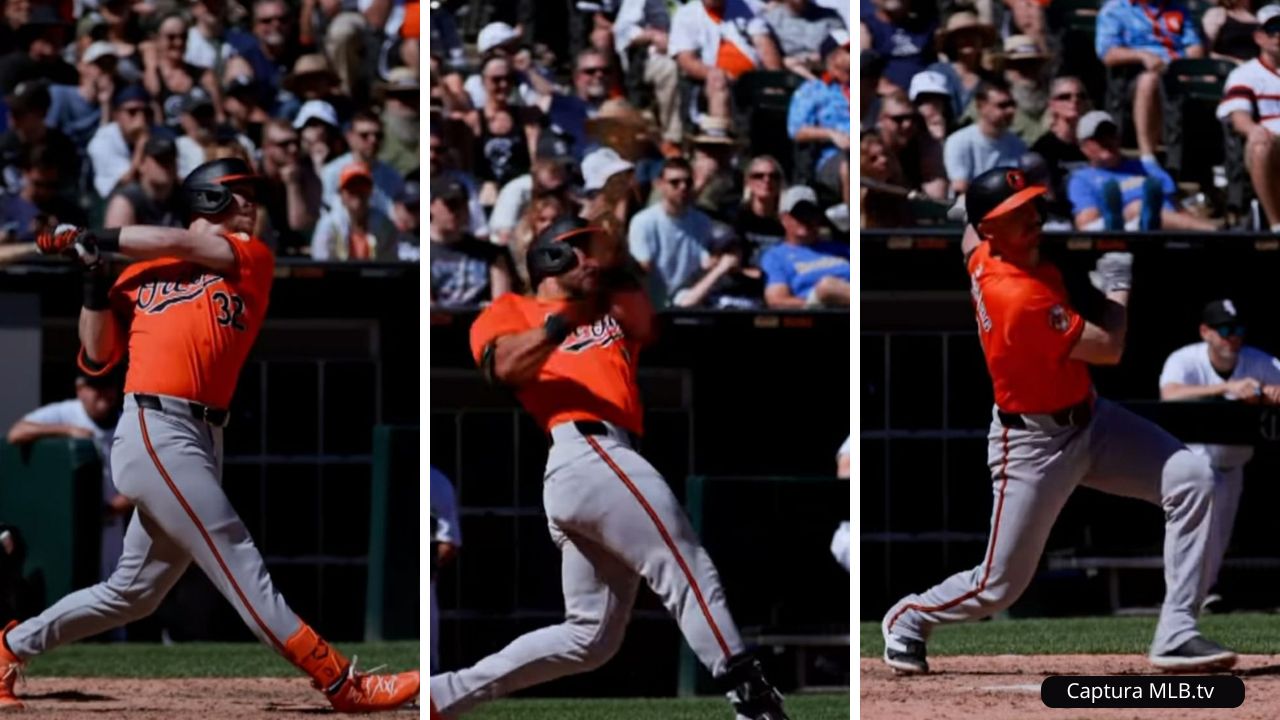 Orioles gana con tres cuadrangulares en el octavo