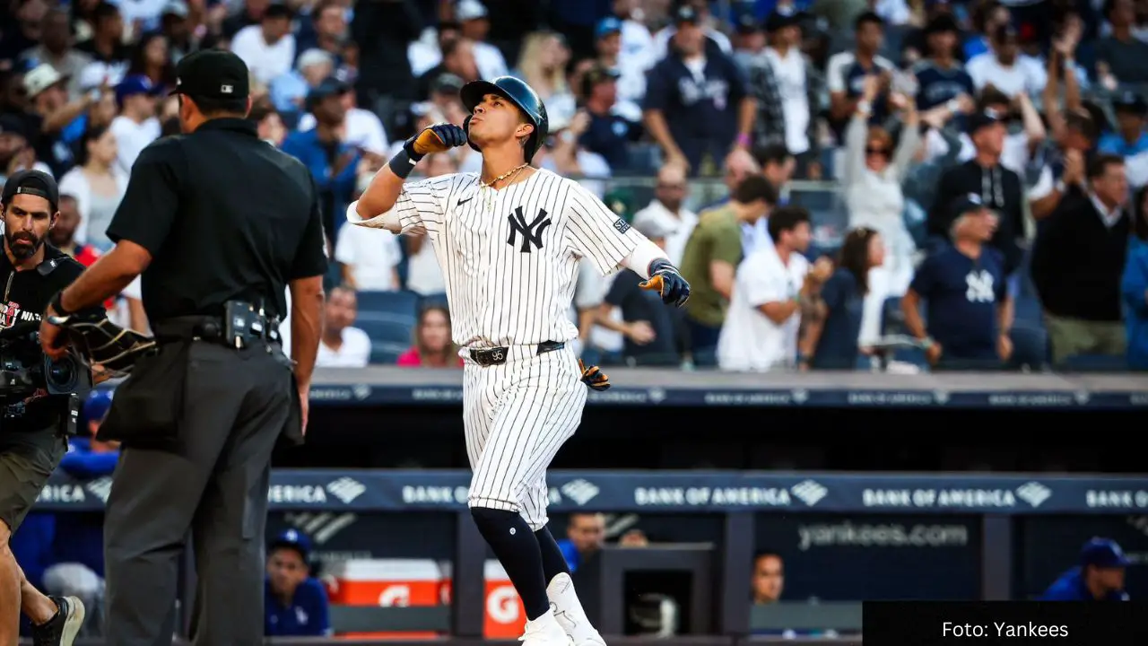Yankees: Oswaldo Cabrera pegó HR vs los Dodgers