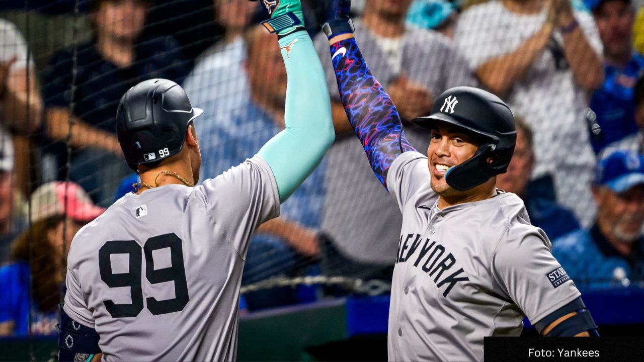 Home Run de Giancarlo Stanton con los Yankees en Kansas City