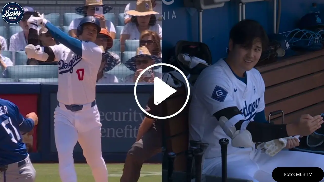 Shohei Ohtani pega enorme HR con los Dodgers