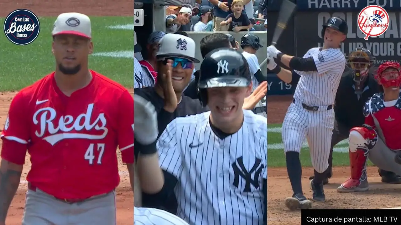 Yankees: Ben Rice conecta su primer HR en MLB (VIDEO)
