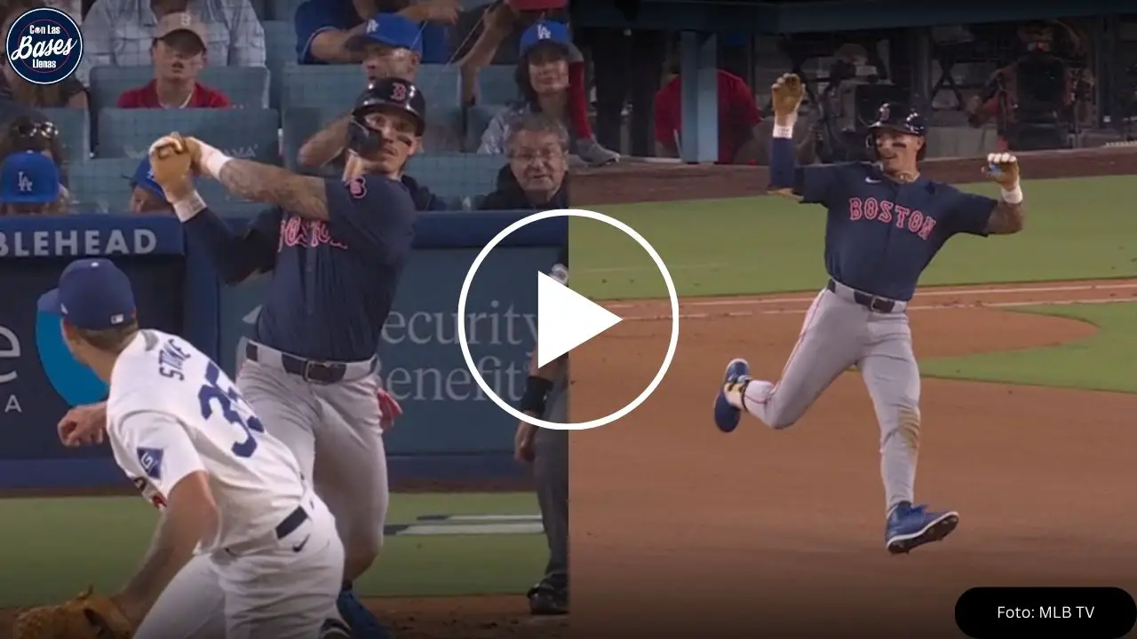 Jarren Duran sigue encendido y castiga a Dodgers con HR (VIDEO)