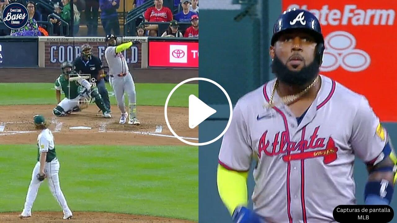 VER VIDEO: Marcell Ozuna PERSIGUE a OHTANI y a JUDGE