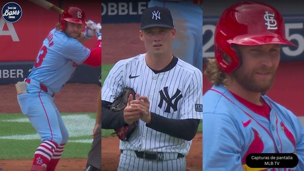 ¡334 ft! Brendan Donovan sacude a Yankees y REMONTAN (VIDEO)