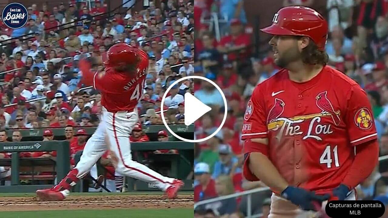 VER VIDEO: Alec Burleson con TABLAZO a Dodgers de 383 ft