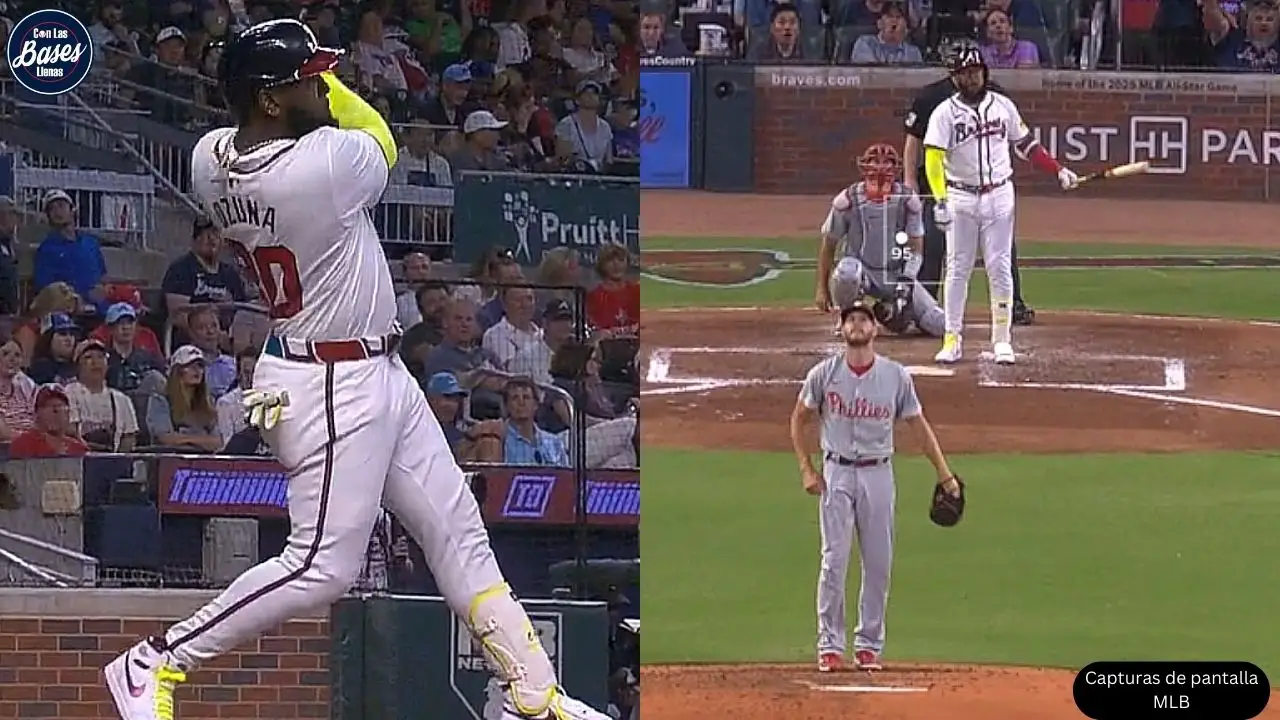 VER VIDEO: ¡EL 38! MARCELL OZUNA con LEADOFF HR vs PHILLIES