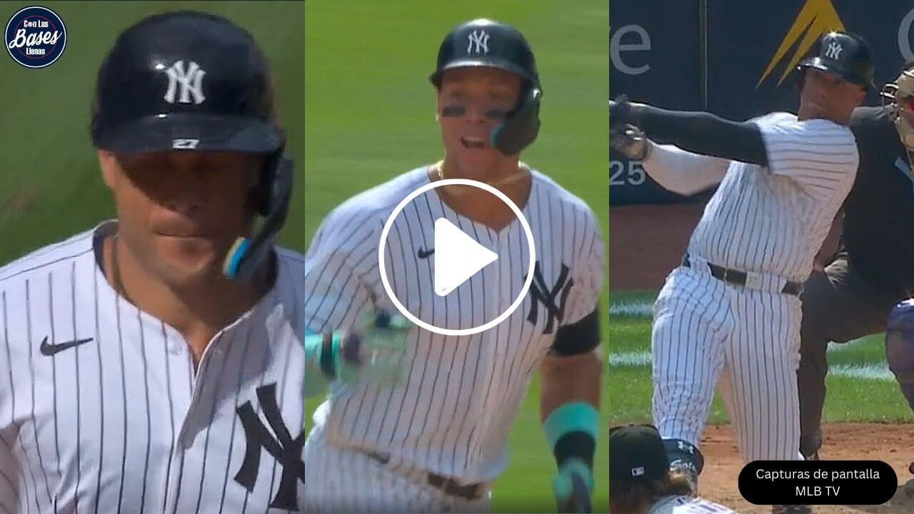 VER VIDEO: Yankees con JUDGE, SOTO y STANTON PEGAN jonrones